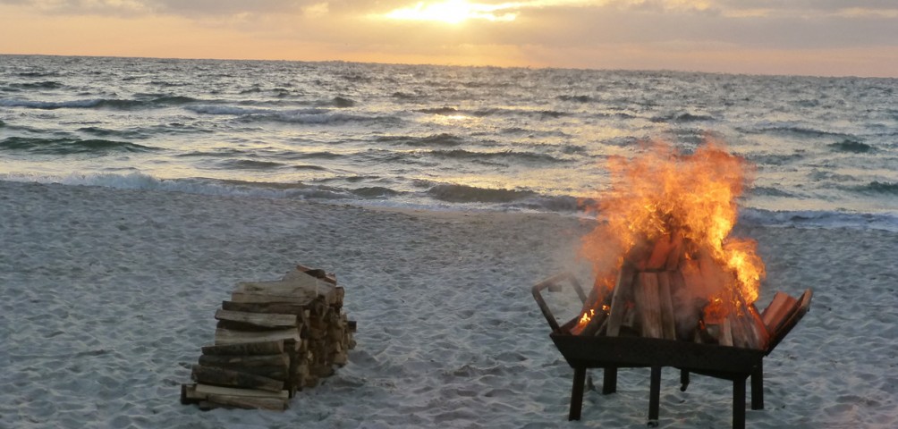 Ostsee Lagerfeuer